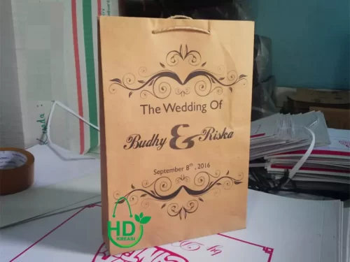 Paper Bag Wedding Murah
