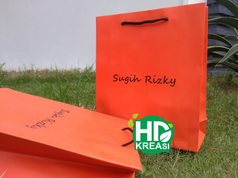 Paper Bag Cetak Desain Logo Sendiri